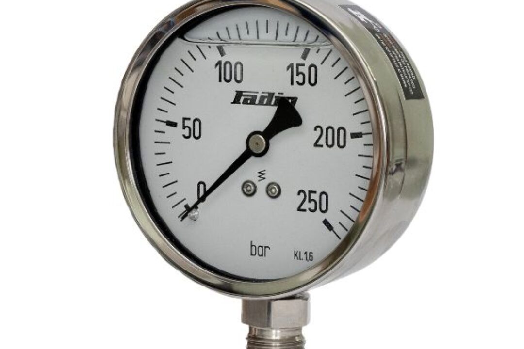 Manometar kompletno nerđajući punjen glicerinom Tip A