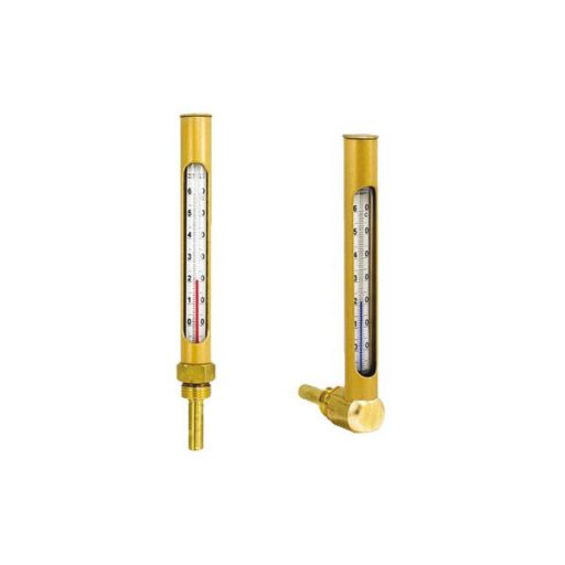 Termometar stakleni u mesinganom kućištu