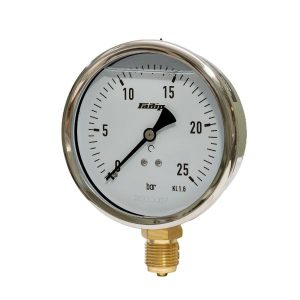 Manometar radijalni punjen glicerinom Ø100 G1/2 (0÷25) bar